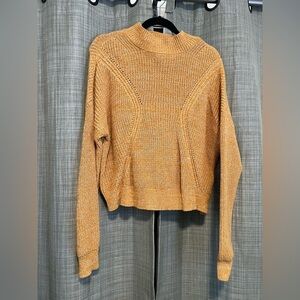 Kendall & Kylie Warm Amber Turtleneck Sweater